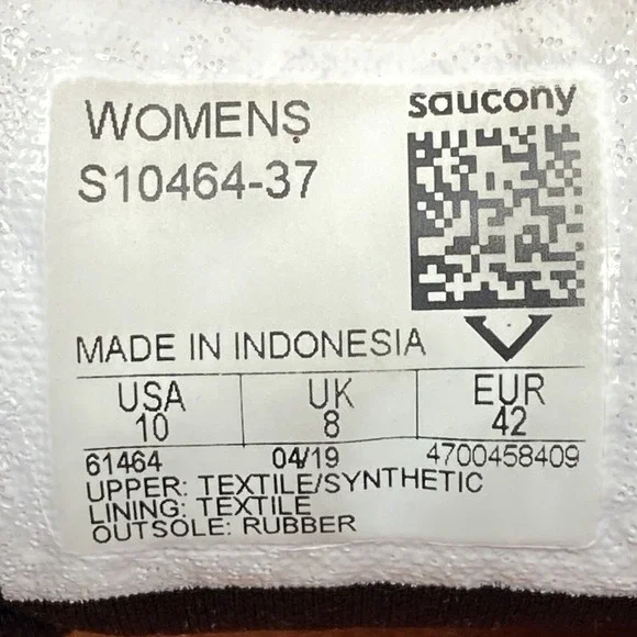 SAUCONY Guide ISO 2 Size‎ 10 Athletic Shoes Running sneakers Black Purple Womens - Picture 9 of 9